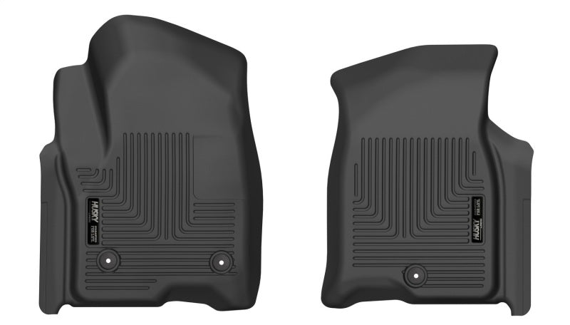 Load image into Gallery viewer, Husky Liners 2021 Chevrolet Tahoe X-Act Contour Black Front Seat Floor Liners
