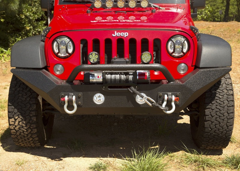 Load image into Gallery viewer, Rugged Ridge Spartan Front Bumper HCE W/Overrider 07-18 Jeep Wrangler JK
