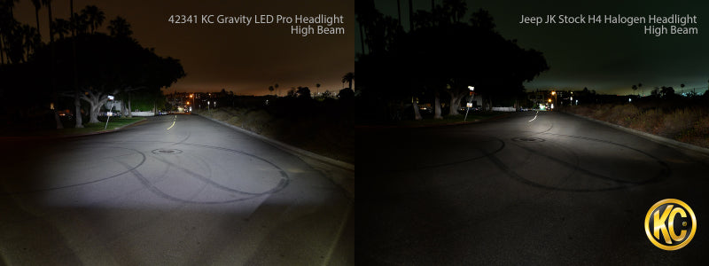 Load image into Gallery viewer, KC HiLiTES 07-18 Jeep JK 7in. Gravity LED Pro DOT Approved Replacement Headlight (Single)
