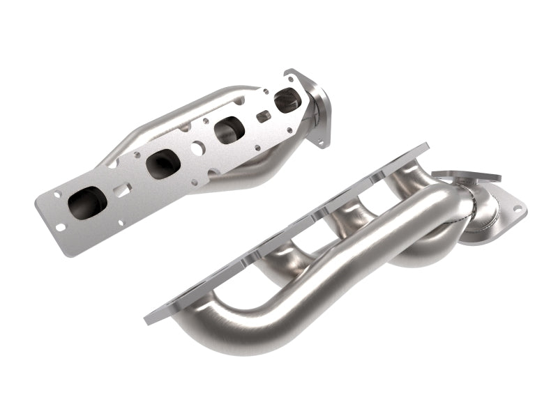 Load image into Gallery viewer, aFe Power Twisted Steel 304SS Shorty Header 19-21 Ram 2500/3500 V8-6.4L
