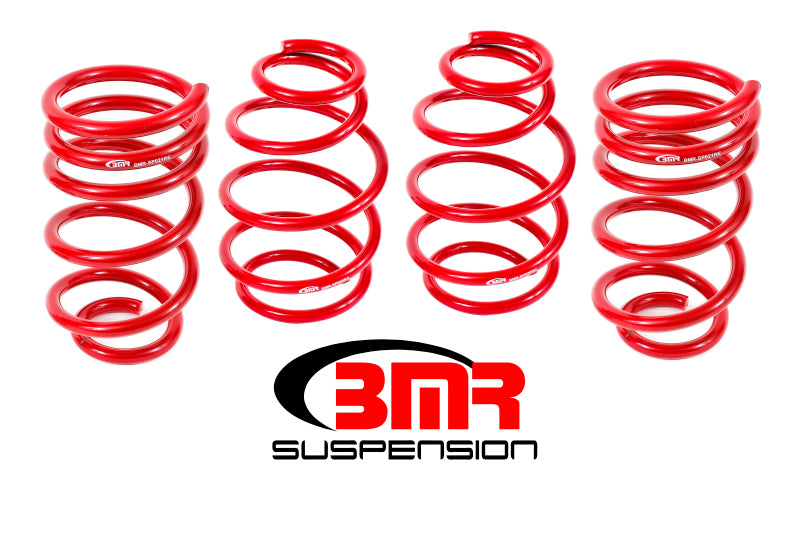 Load image into Gallery viewer, BMR 10-15 5th Gen Camaro V8 Lowering Spring Kit (Set Of 4) - Red
