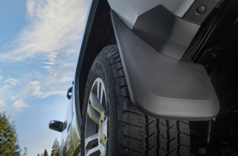 Load image into Gallery viewer, Husky Liners 10-12 Dodge Ram 3500 Dually Custom-Molded Rear Mud Guards
