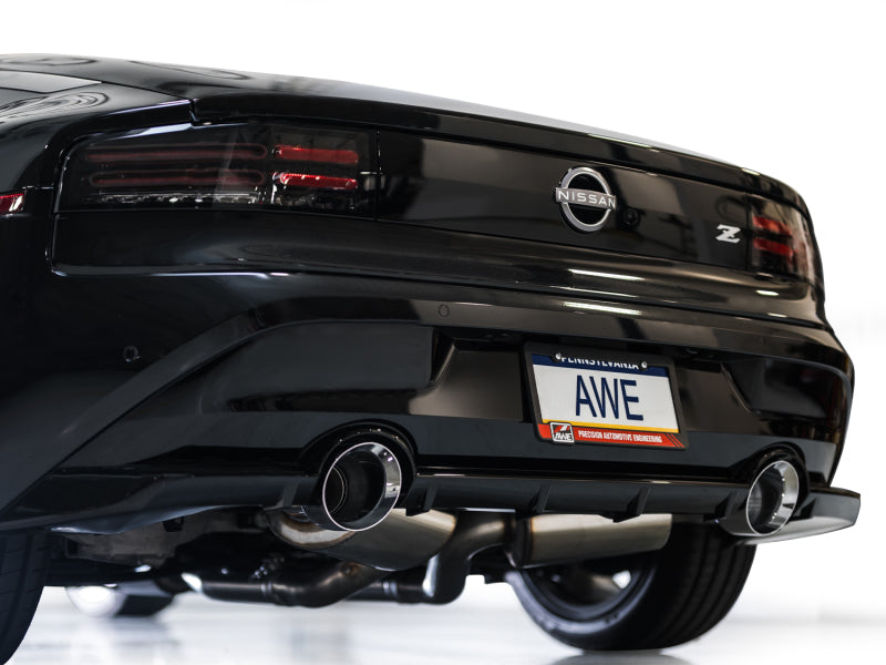 Load image into Gallery viewer, AWE 2023 Nissan Z RZ34 RWD Track Edition Catback Exhaust System w/ Chrome Silver Tips
