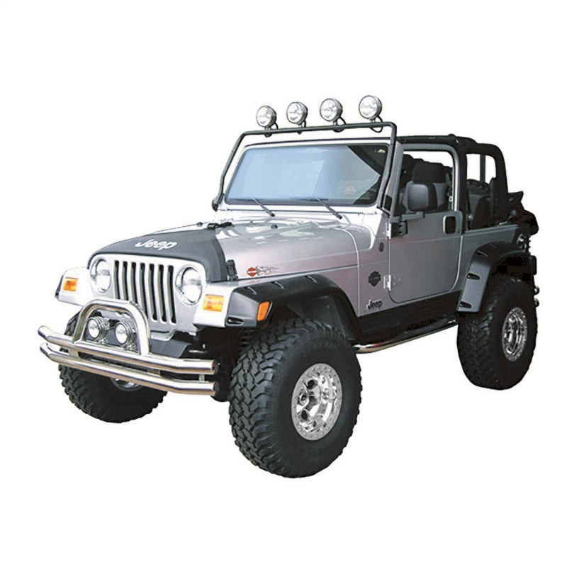 Load image into Gallery viewer, Rugged Ridge 97-06 Jeep Wrangler TJ Black Full Frame Light Bar
