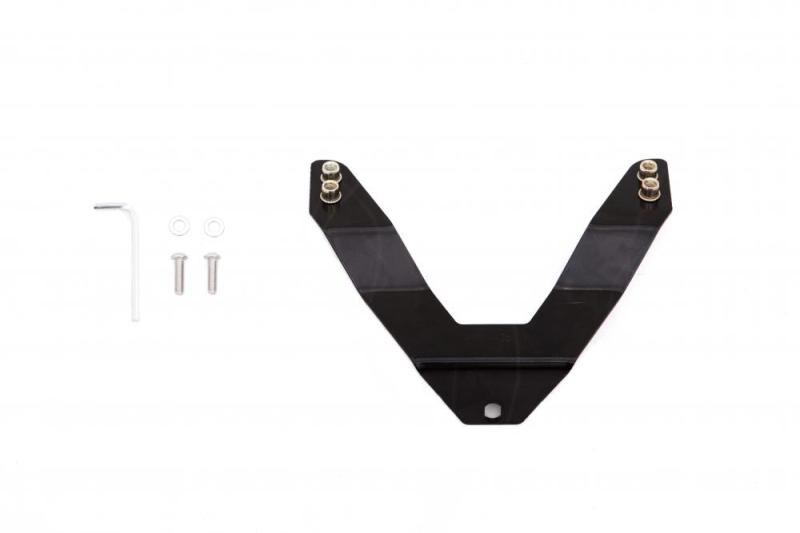Load image into Gallery viewer, Lund Universal License Plate Relocation Kit For Bull Bars - Black
