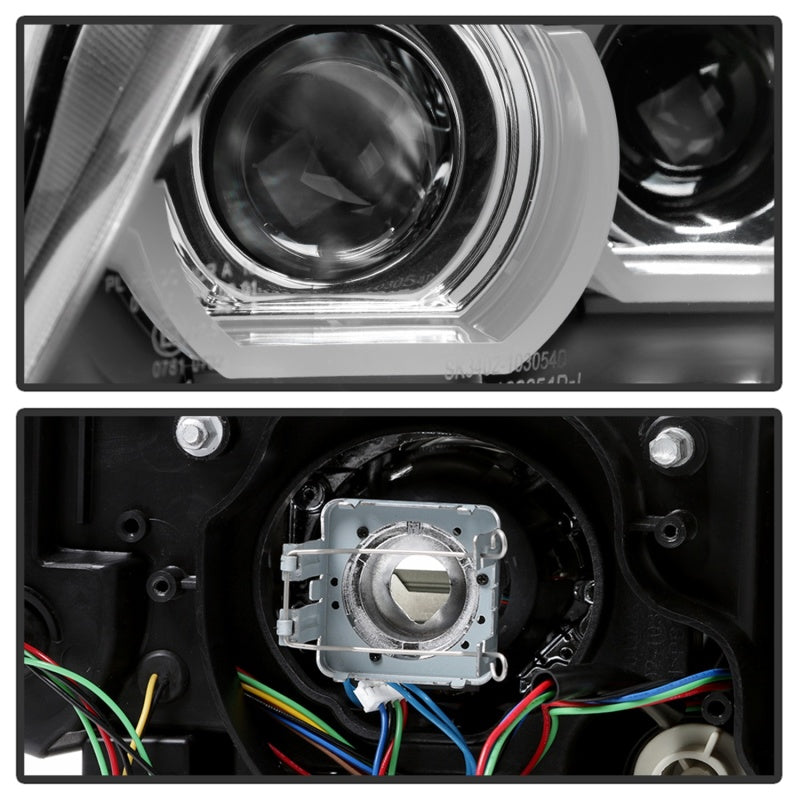 Load image into Gallery viewer, Spyder 09-12 BMW E90 3-Series 4DR HID w/ AFS Only - LED Turn - Black - PRO-YD-BMWE9009-AFSHID-BK

