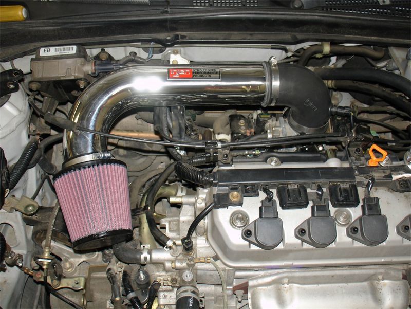 Load image into Gallery viewer, Injen 01-04 Civic Dx Lx Ex Hx Polished Short Ram Intake
