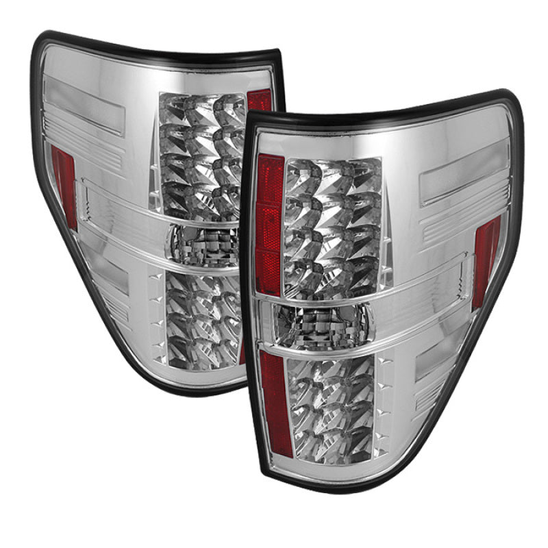 Load image into Gallery viewer, Spyder Ford F150 09-14 LED Tail Lights Chrome ALT-YD-FF15009-LED-C
