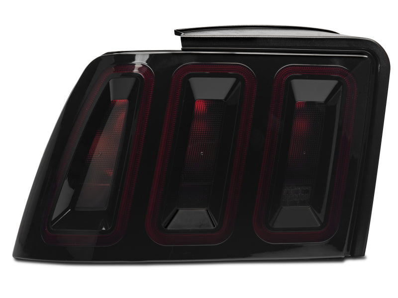 Load image into Gallery viewer, Raxiom 99-04 Ford Mustang Excluding 99-01 Cobra Icon LED Tail Lights- Black Housing (Smoked Lens)
