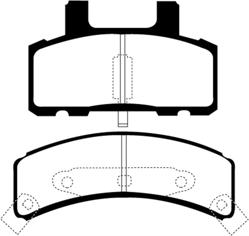 Load image into Gallery viewer, EBC 97-99 Cadillac Deville 4.6 (Rear Drums) Yellowstuff Front Brake Pads
