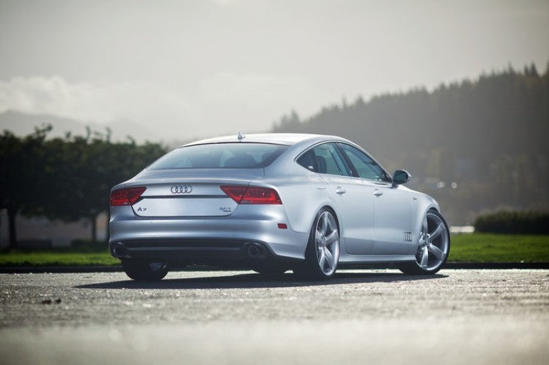 Load image into Gallery viewer, AWE Tuning Audi C7 A7 3.0T Touring Edition Exhaust - Dual Outlet Diamond Black Tips
