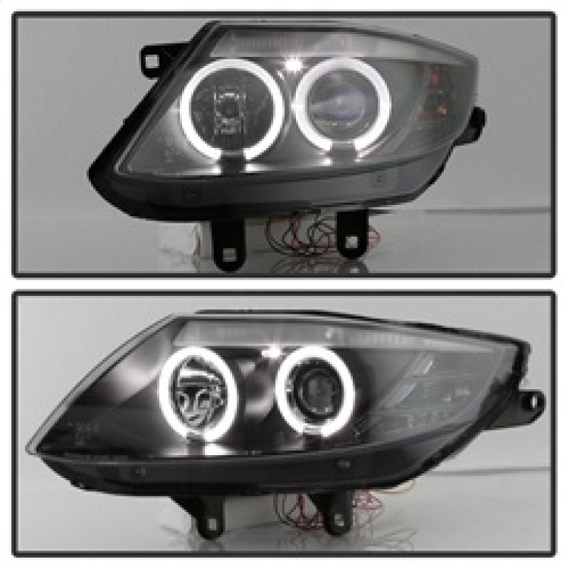 Load image into Gallery viewer, Spyder BMW Z4 03-08 Projector Headlights Xenon/HID Model Only - LED Halo Black PRO-YD-BMWZ403-HID-BK
