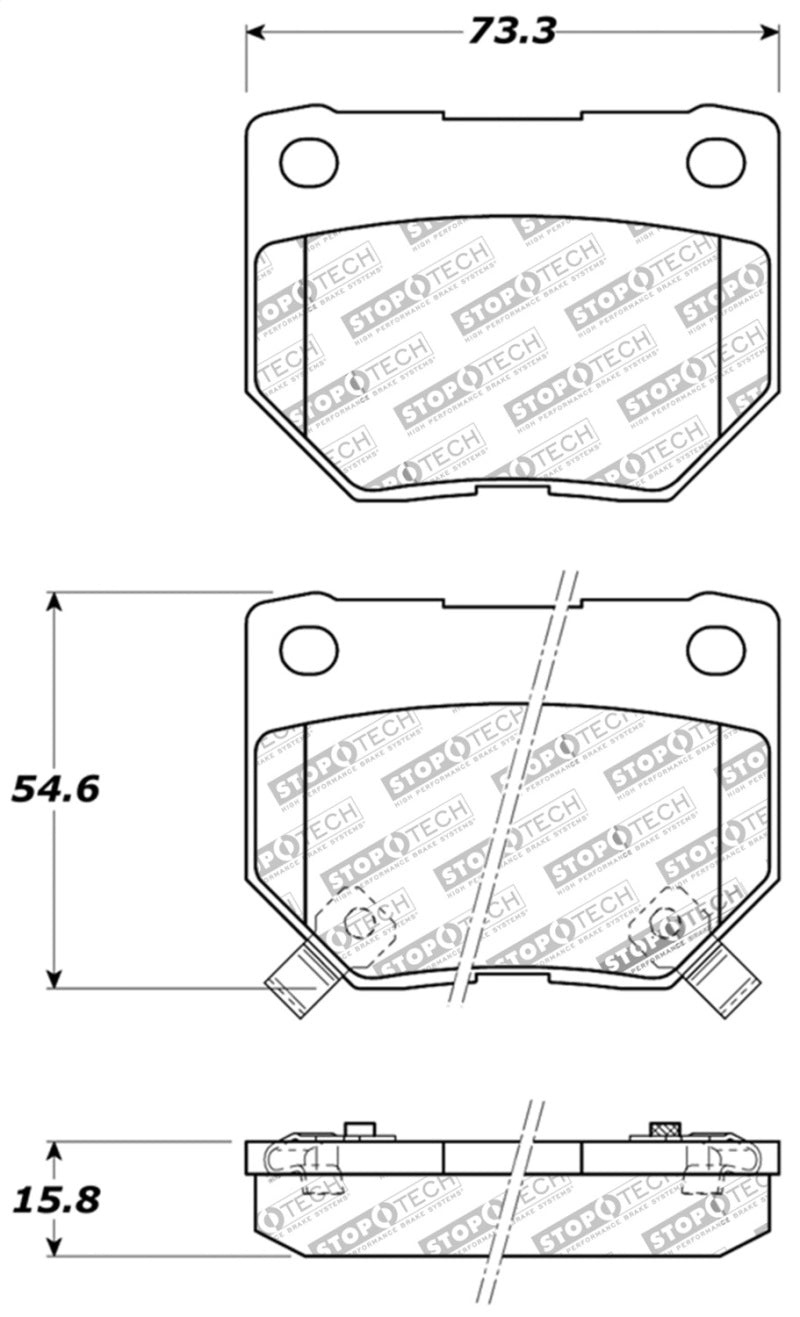 Load image into Gallery viewer, StopTech Performance 06-07 WRX Rear Brake Pads
