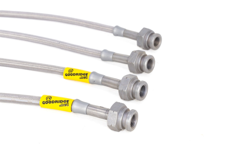 Load image into Gallery viewer, Goodridge 92-95 Honda Civic All Models w/ Rear Drum / 93-00 Del Sol Rear Drum SS Brake Lines
