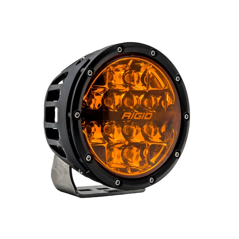 Load image into Gallery viewer, Rigid Industries 360-Series 6in SAE Fog w/ Amber PRO Lens - White (Pair)
