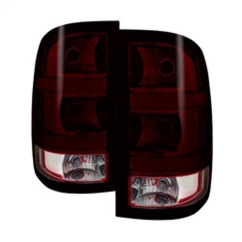 Load image into Gallery viewer, Xtune GMC Sierra 2007-2013 OEM Style Tail Light Red Smoked ALT-JH-GS07-OE-RSM
