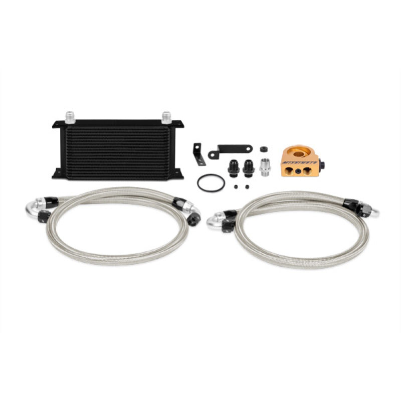 Load image into Gallery viewer, Mishimoto 08-14 WRX/STi Thermostatic Oil Cooler Kit - Black
