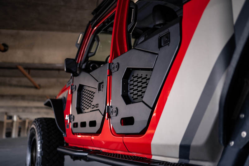 Load image into Gallery viewer, DV8 Offroad 18-22 Jeep Wrangler JL/JT Spec Series Half Doors - Rear Set

