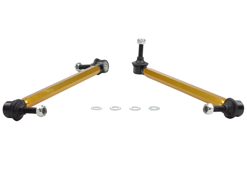 Load image into Gallery viewer, Whiteline 06/05+ Ford Focus LS / 05/09+ Mazda 3 BK Front Swaybar Link Kit H/Duty Adj Steel Ball
