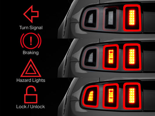 Raxiom 10-22 Ford Mustang Tail Light Sequencer (Plug-and-Play)
