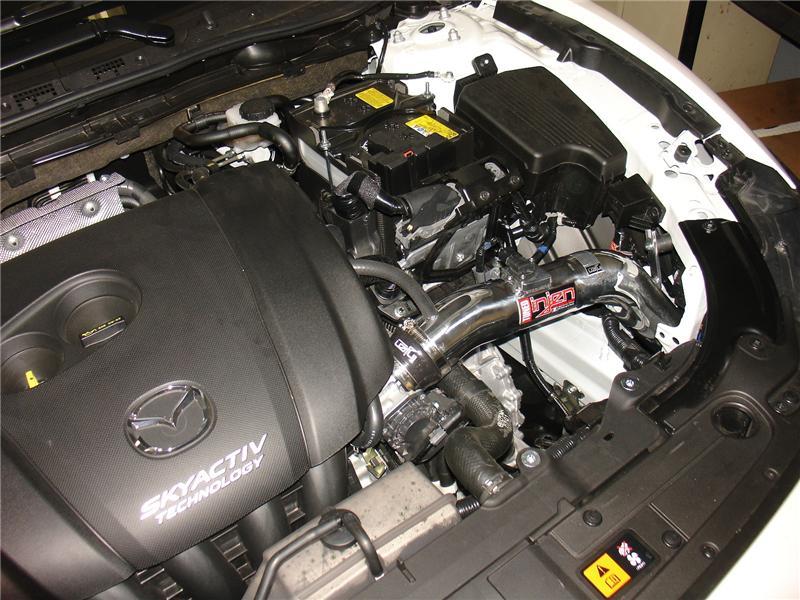Load image into Gallery viewer, Injen 14-15 Mazda 6 2.5L 4cyl Black Cold Air Intake w/ MR Tech &amp; Air Fusion
