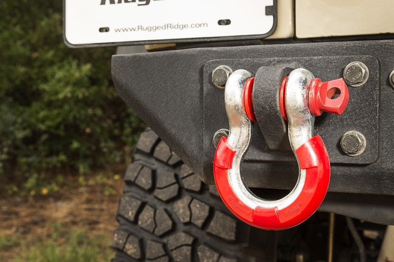 Load image into Gallery viewer, Rugged Ridge Red 7/8in D-Ring Isolator Kit

