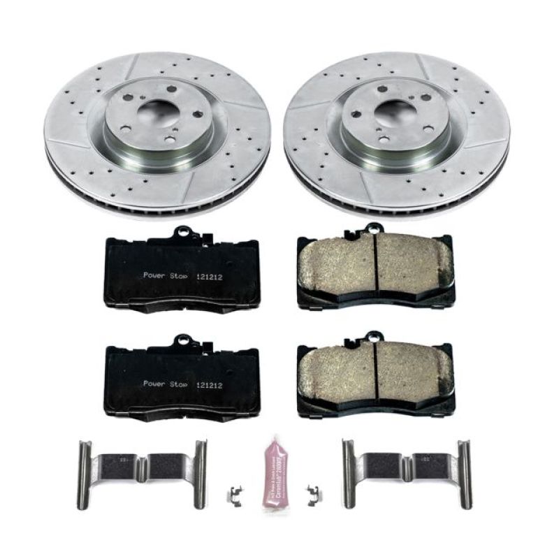 Load image into Gallery viewer, Power Stop 13-19 Lexus GS350 Front Z23 Evolution Sport Brake Kit
