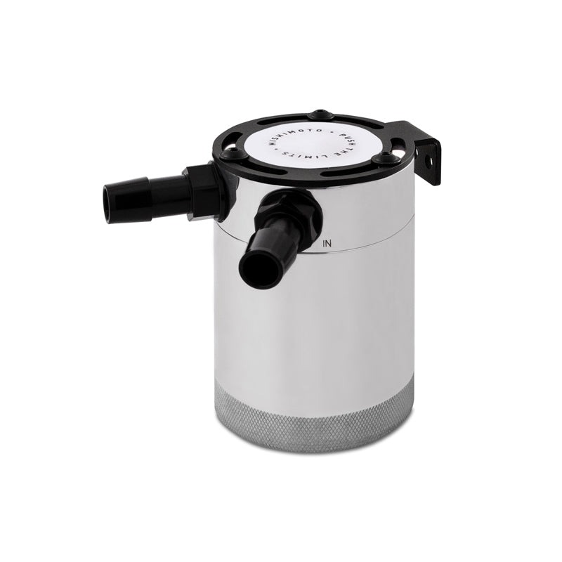 Load image into Gallery viewer, Mishimoto Compact Baffled Oil Catch Can - 2-Port - Polished
