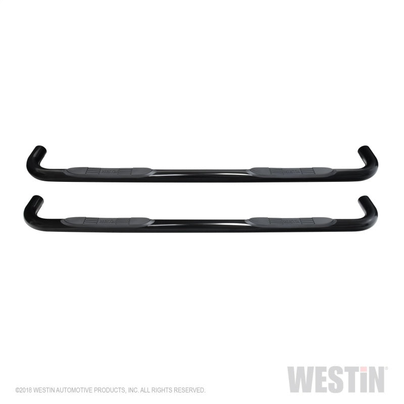 Load image into Gallery viewer, Westin 2019 Chevrolet Silverado/Sierra 1500 Crew Cab E-Series 3 Nerf Step Bars - Black
