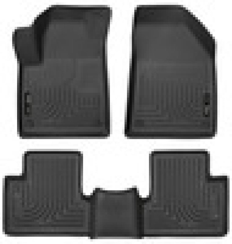 Load image into Gallery viewer, Husky Liners 2015 Jeep Cherokee WeatherBeater Combo Black Floor Liners
