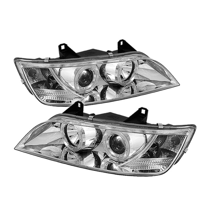 Load image into Gallery viewer, Spyder BMW Z3 96-02 Projector Headlights LED Halo Chrome High H1 Low H1 PRO-YD-BMWZ396-HL-C
