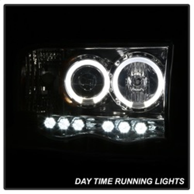 Load image into Gallery viewer, Spyder Dodge Ram 1500 02-05/Ram 2500 03-05 Projector Headlights LED Halo LED Chrm PRO-YD-DR02-HL-C
