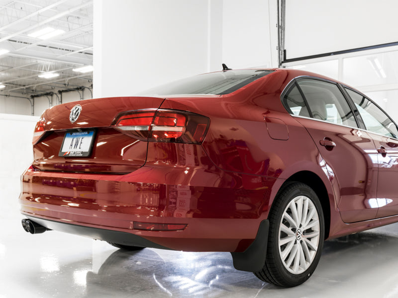 Load image into Gallery viewer, AWE Tuning 09-14 Volkswagen Jetta Mk6 1.4T Track Edition Exhaust - Diamond Black Tips
