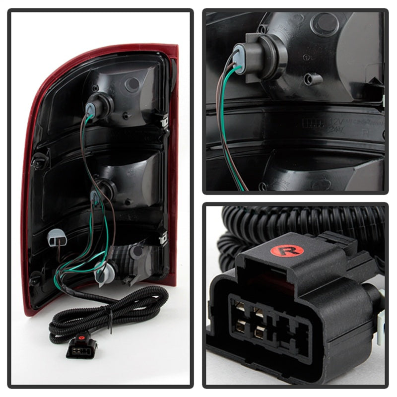 Load image into Gallery viewer, Xtune GMC Sierra 2007-2013 OEM Style Tail Light Red Smoked ALT-JH-GS07-OE-RSM
