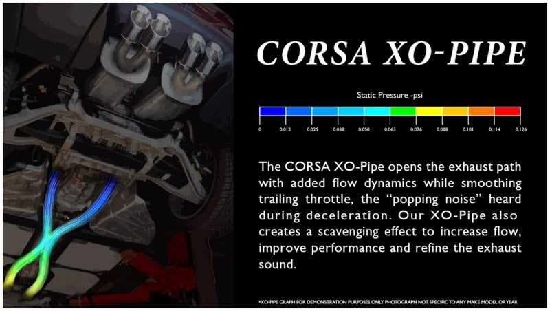 Load image into Gallery viewer, Corsa 11-14 Ford Mustang GT 5.0L V8 2.75in XO-Pipe w/ Cat
