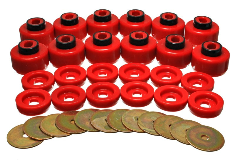 Load image into Gallery viewer, Energy Suspension Body Mount Set - Red
