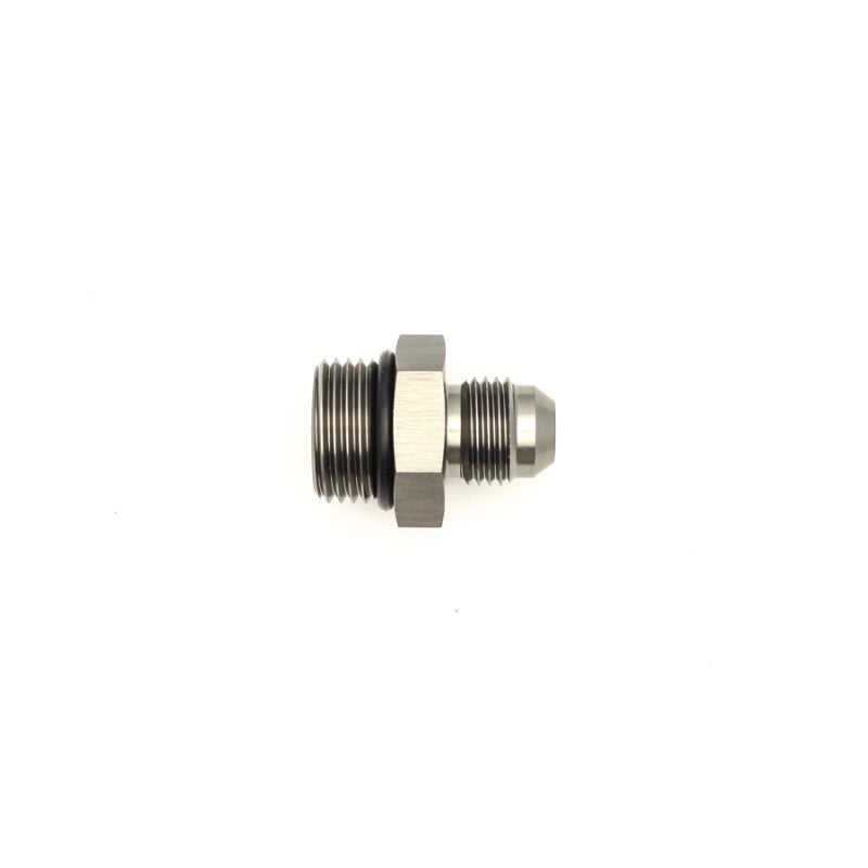 Load image into Gallery viewer, DeatschWerks 8AN ORB Male to 6AN Male Flare Adapter (Incl O-Ring) - Anodized Matte Black
