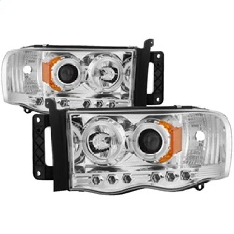 Load image into Gallery viewer, Spyder Dodge Ram 1500 02-05/Ram 2500 03-05 Projector Headlights LED Halo LED Chrm PRO-YD-DR02-HL-C
