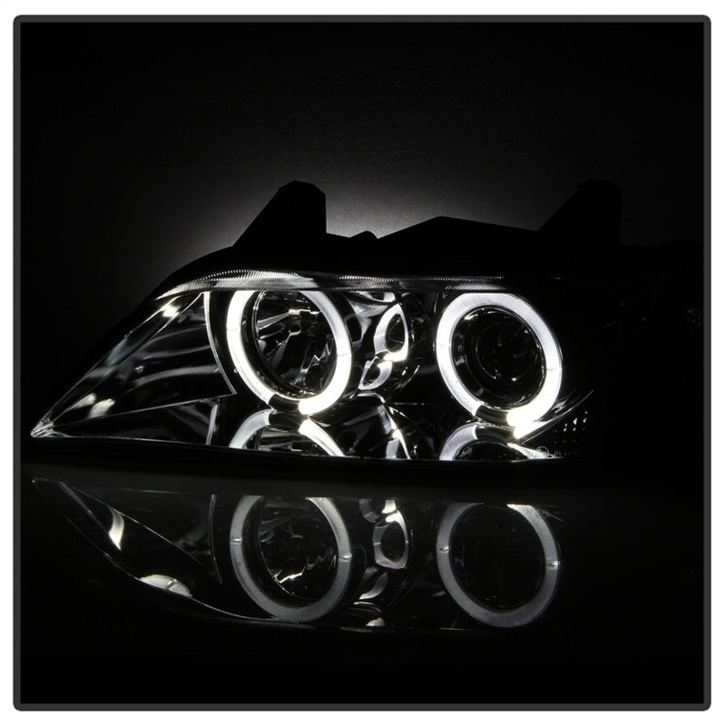 Load image into Gallery viewer, Spyder BMW Z3 96-02 Projector Headlights LED Halo Chrome High H1 Low H1 PRO-YD-BMWZ396-HL-C
