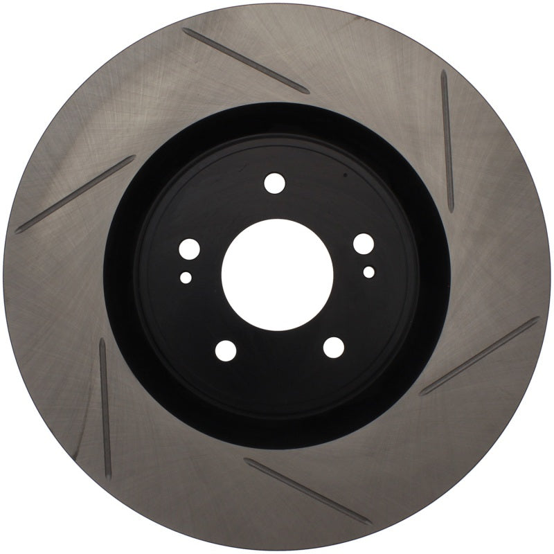 Load image into Gallery viewer, StopTech Power Slot 08-09 Evo 10 Slotted Left Front Rotor
