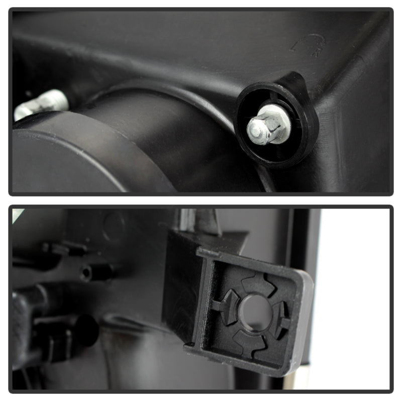 Load image into Gallery viewer, Spyder Ford F150 09-14 Projector Headlights Halogen Model- Light Bar DRL Blk PRO-YD-FF15009-LBDRL-BK
