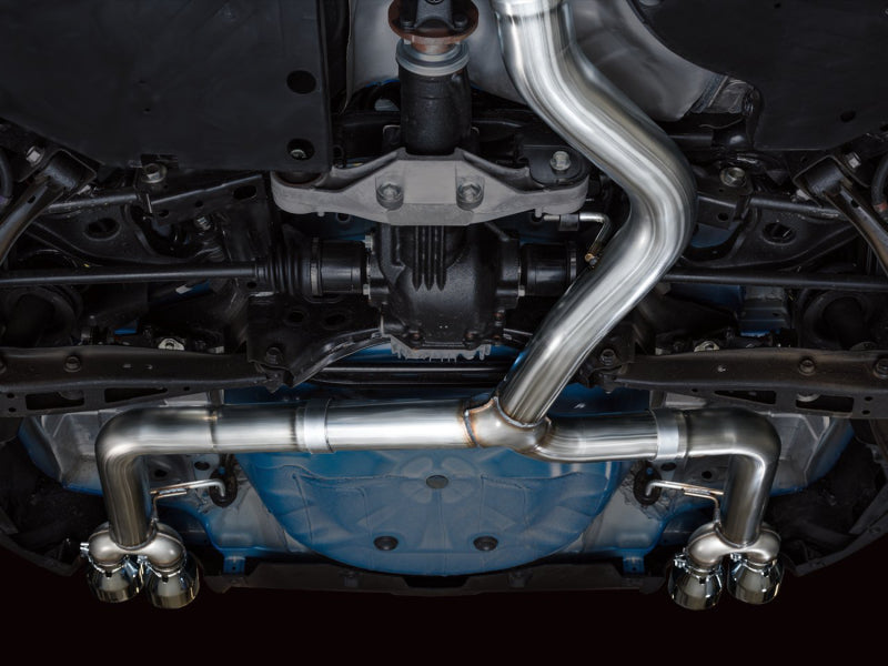 Load image into Gallery viewer, AWE Tuning 2022+ VB Subaru WRX Track Edition Exhaust - Chrome Silver Tips
