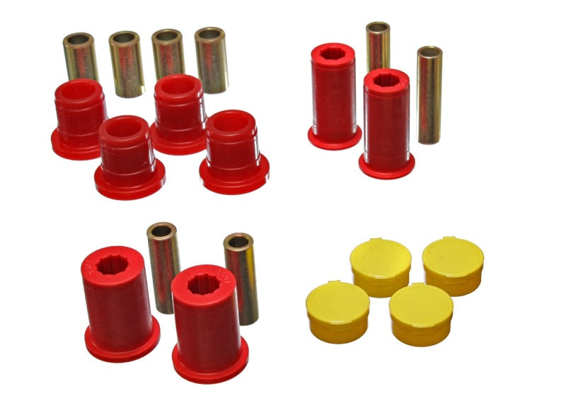 Load image into Gallery viewer, Energy Suspension 97-01 Dodge Dakota 2WD Red Front Control Arm Bushing Set
