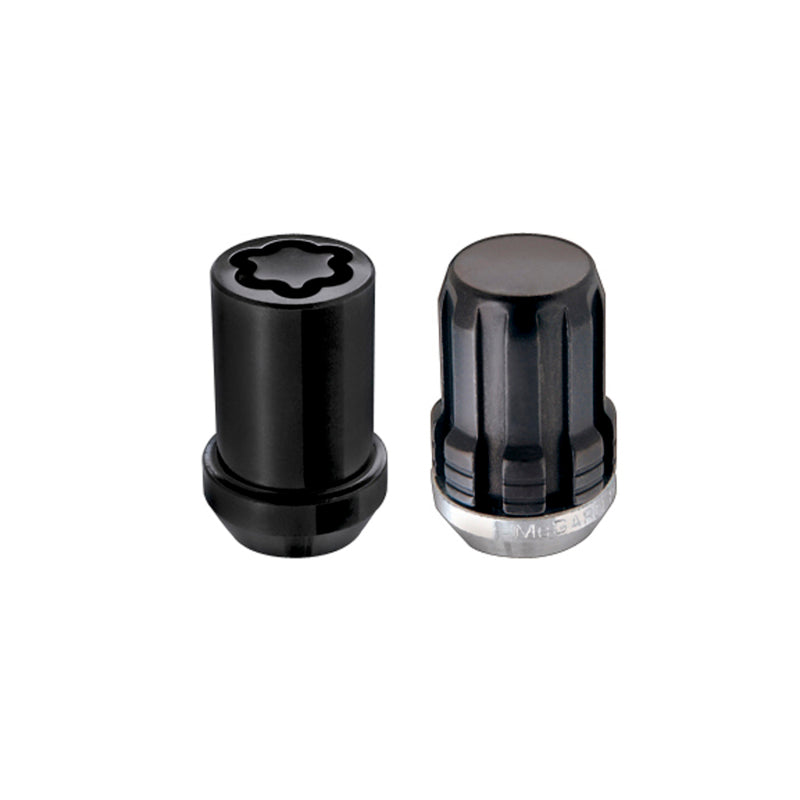 Load image into Gallery viewer, McGard SplineDrive Tuner 4 Lug Install Kit w/Locks &amp; Tool (Cone) M12X1.5 / 13/16 Hex - Black
