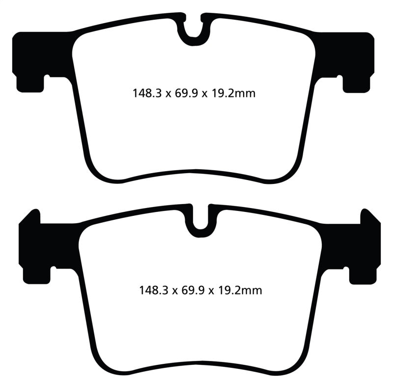 Load image into Gallery viewer, EBC 11+ BMW X3 2.0 Turbo (F25) Yellowstuff Front Brake Pads
