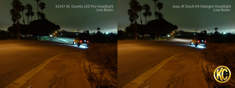 Load image into Gallery viewer, KC HiLiTES 07-18 Jeep JK 7in. Gravity LED Pro DOT Approved Replacement Headlight (Single)

