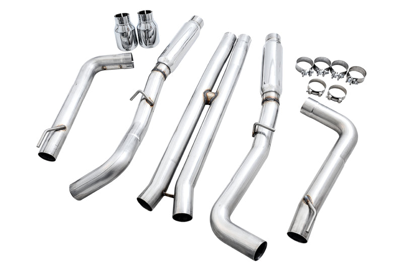 Load image into Gallery viewer, AWE Tuning 2015+ Dodge Charger 6.4L/6.2L Supercharged Track Edition Exhaust - Chrome Silver Tips

