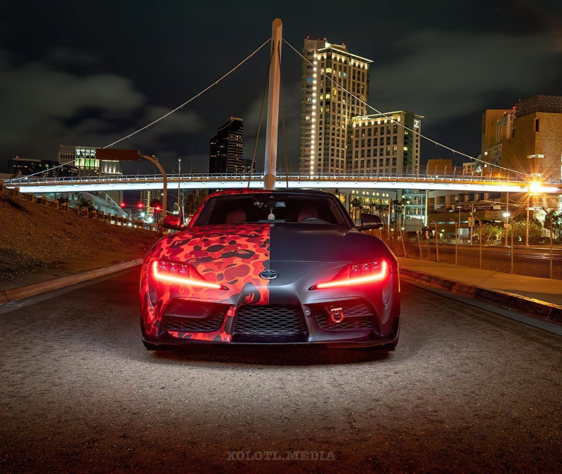 Load image into Gallery viewer, Oracle 20-21 Toyota Supra GR RGB+A Headlight DRL Upgrade Kit - ColorSHIFT w/ BC1 Controller
