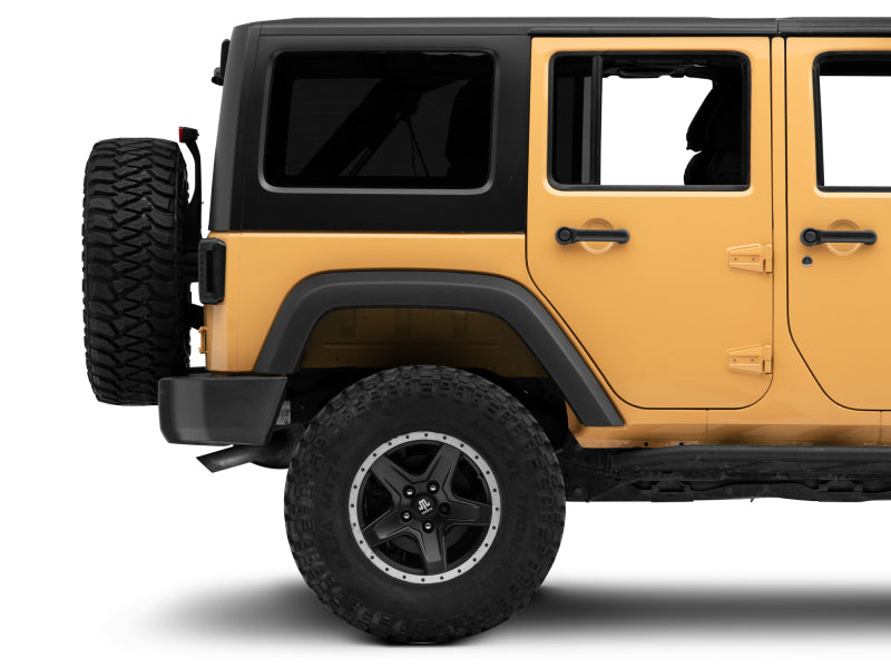 Load image into Gallery viewer, Raxiom 07-18 Jeep Wrangler JK LED Tail Lights- Black Housing (Smoked Lens)
