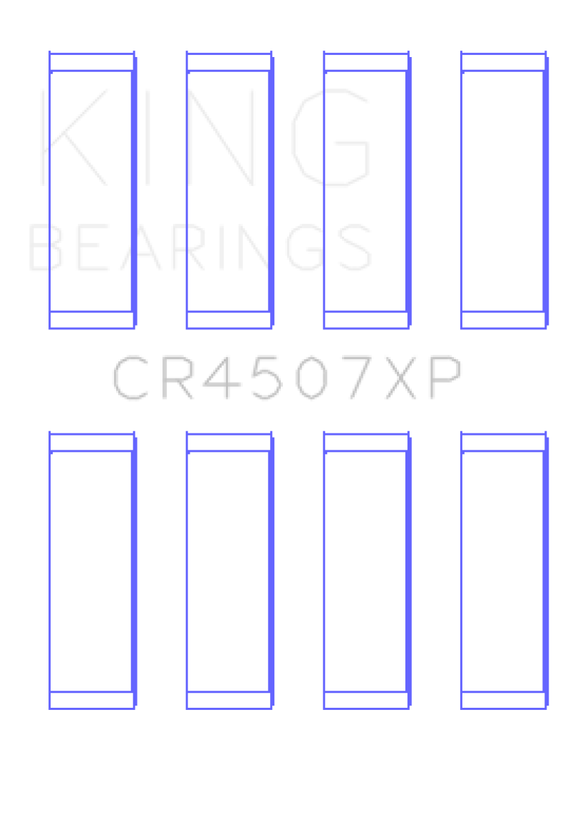 Load image into Gallery viewer, King Mazda L3-VDT MZR (Size STD) Performance Rod Bearing Set
